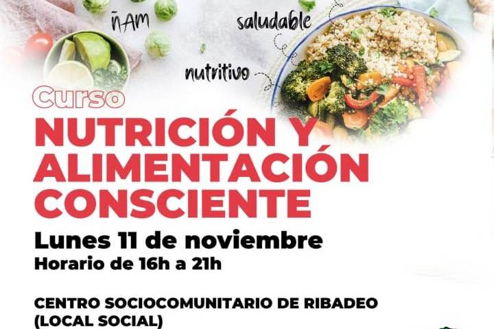 Cartel Nutrición Ribadeo (11 novembro 2024)