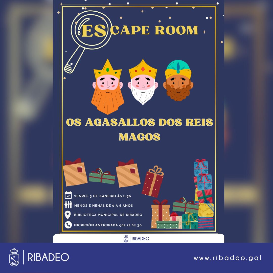 Escape room os agasallos dos Reis Magos